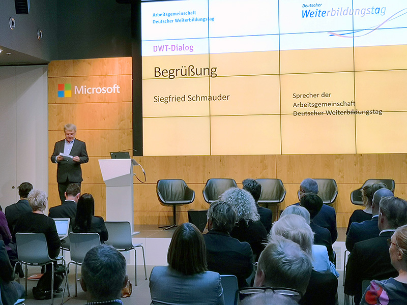 Siegfried Schmauder, Deutscher Weiterbildungstag