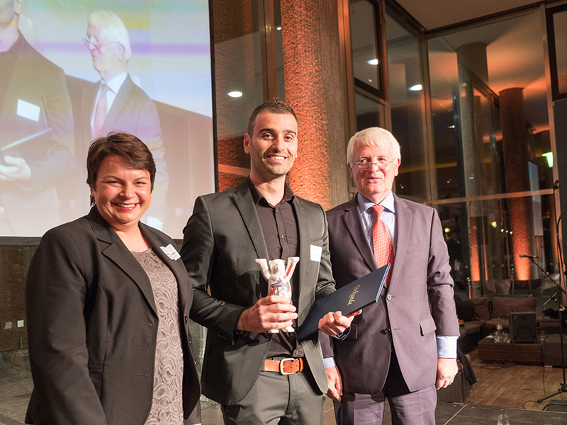 Preisverleihung an Ninos Toma