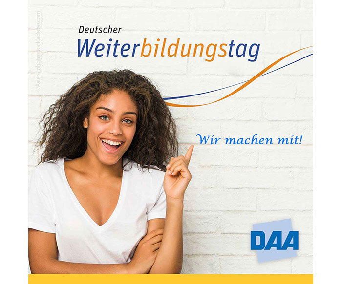 9. Deutscher Weiterbildungstag bei der DAA bundesweit