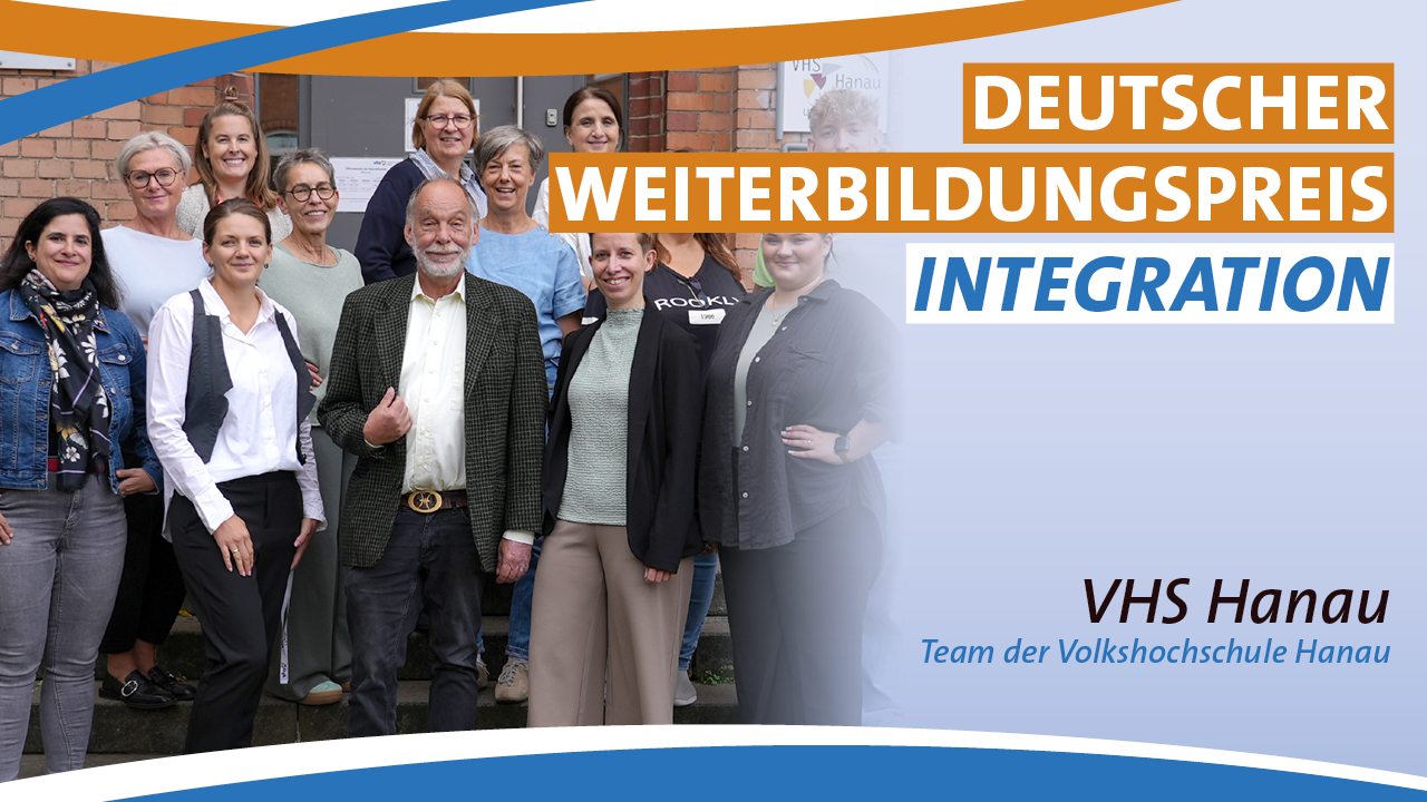 VHS Hanau Deutscher Weiterbildungspreis 2025 – Kategorie Integration