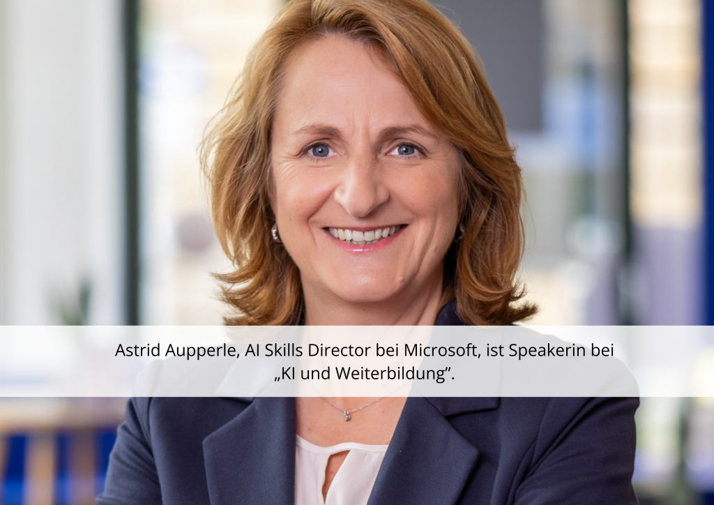 Astrid Aupperle ist Speakerin bei „KI und Weiterbildung“